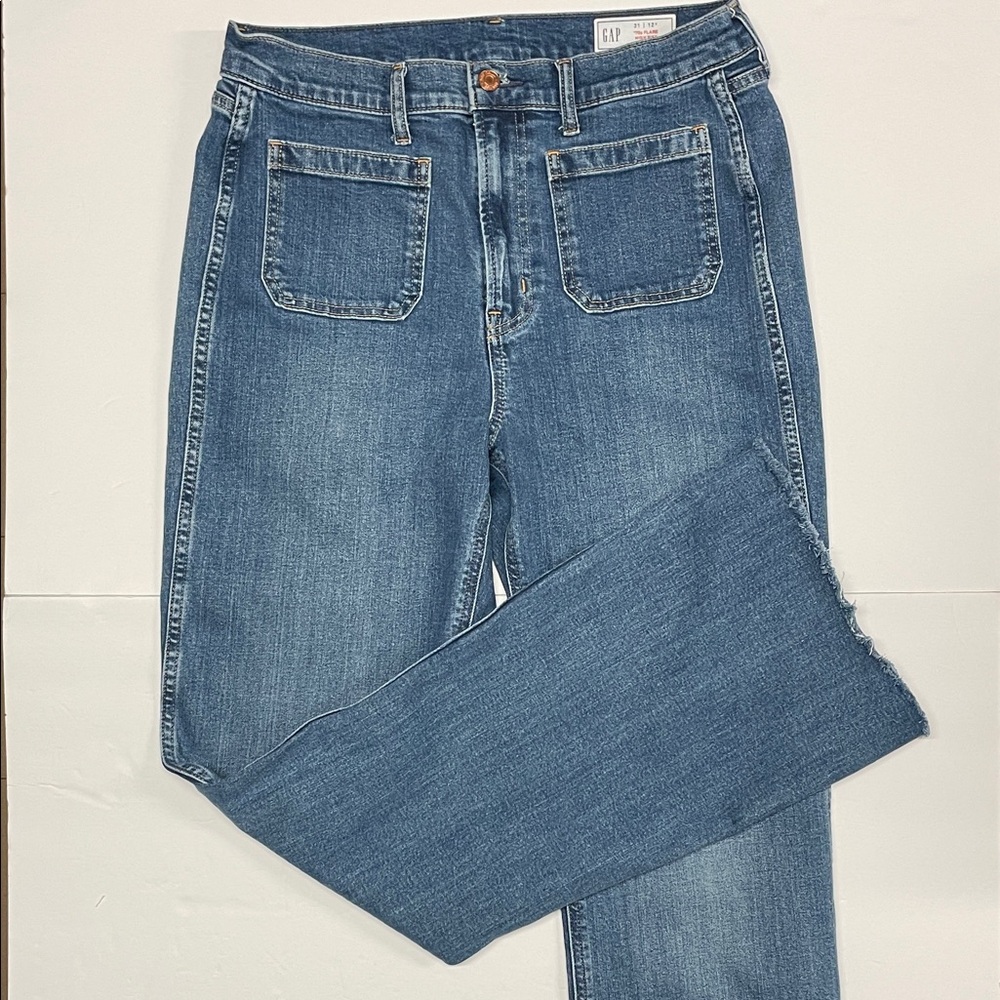 GAP  Tall High Rise Flare Jeans